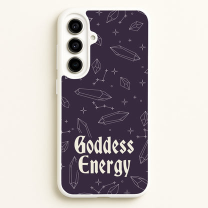 Goodess Energy Pattern  - Goth Aesthetic Phone Case for Galaxy A56