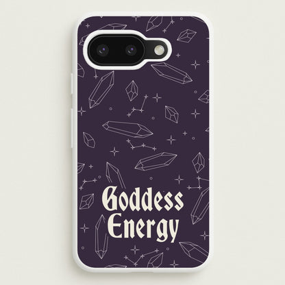 Goodess Energy Pattern  - Goth Aesthetic Phone Case for Google Pixel 9a