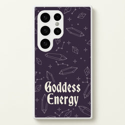 Goodess Energy Pattern  - Goth Aesthetic Phone Case for Galaxy S24 Ultra