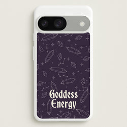 Goodess Energy Pattern  - Goth Aesthetic Phone Case for Google Pixel 9 / 9 Pro