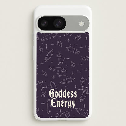 Goodess Energy Pattern  - Goth Aesthetic Phone Case for Google Pixel 9 / 9 Pro