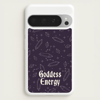 Goodess Energy Pattern  - Goth Aesthetic Phone Case for Google Pixel 9 Pro XL