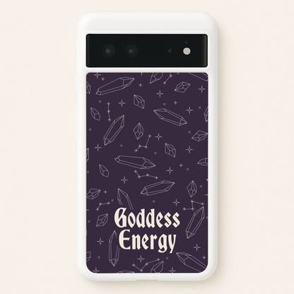 Goodess Energy Pattern  - Goth Aesthetic Phone Case for Google Pixel 6