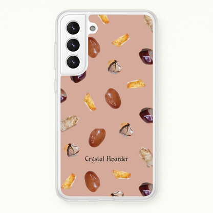 Crystal Hoarder Pattern  - Goth Aesthetic Phone Case for Galaxy S21