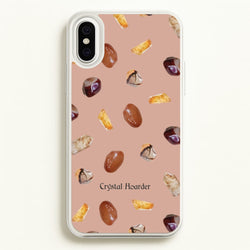 Crystal Hoarder Pattern  - Goth Aesthetic Phone Case for iPhone XS Max