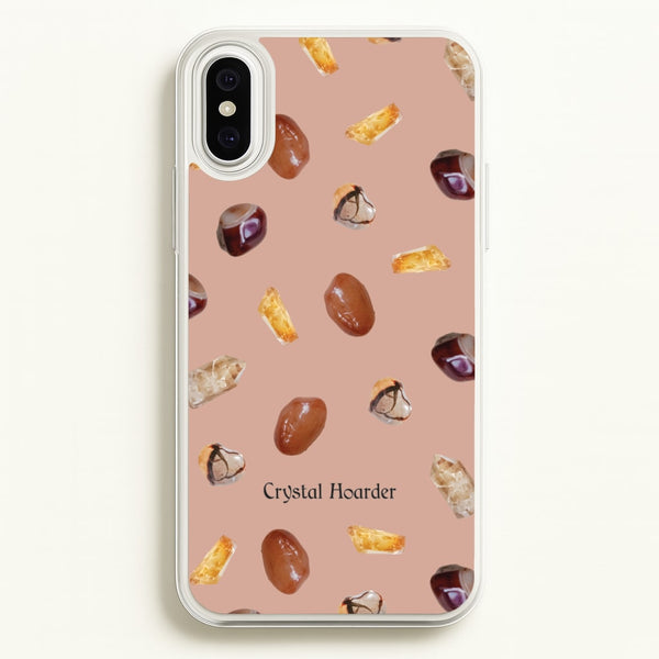 Crystal Hoarder Pattern  - Goth Aesthetic Phone Case for iPhone XS Max