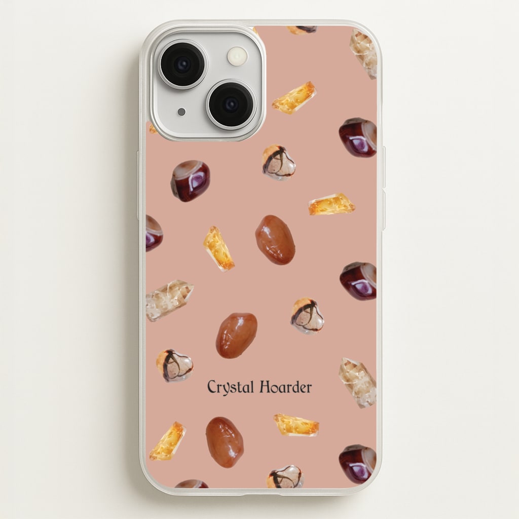 Crystal Hoarder Pattern  - Goth Aesthetic Phone Case for iPhone 13 Mini