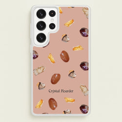 Crystal Hoarder Pattern  - Goth Aesthetic Phone Case for Galaxy S23 Ultra