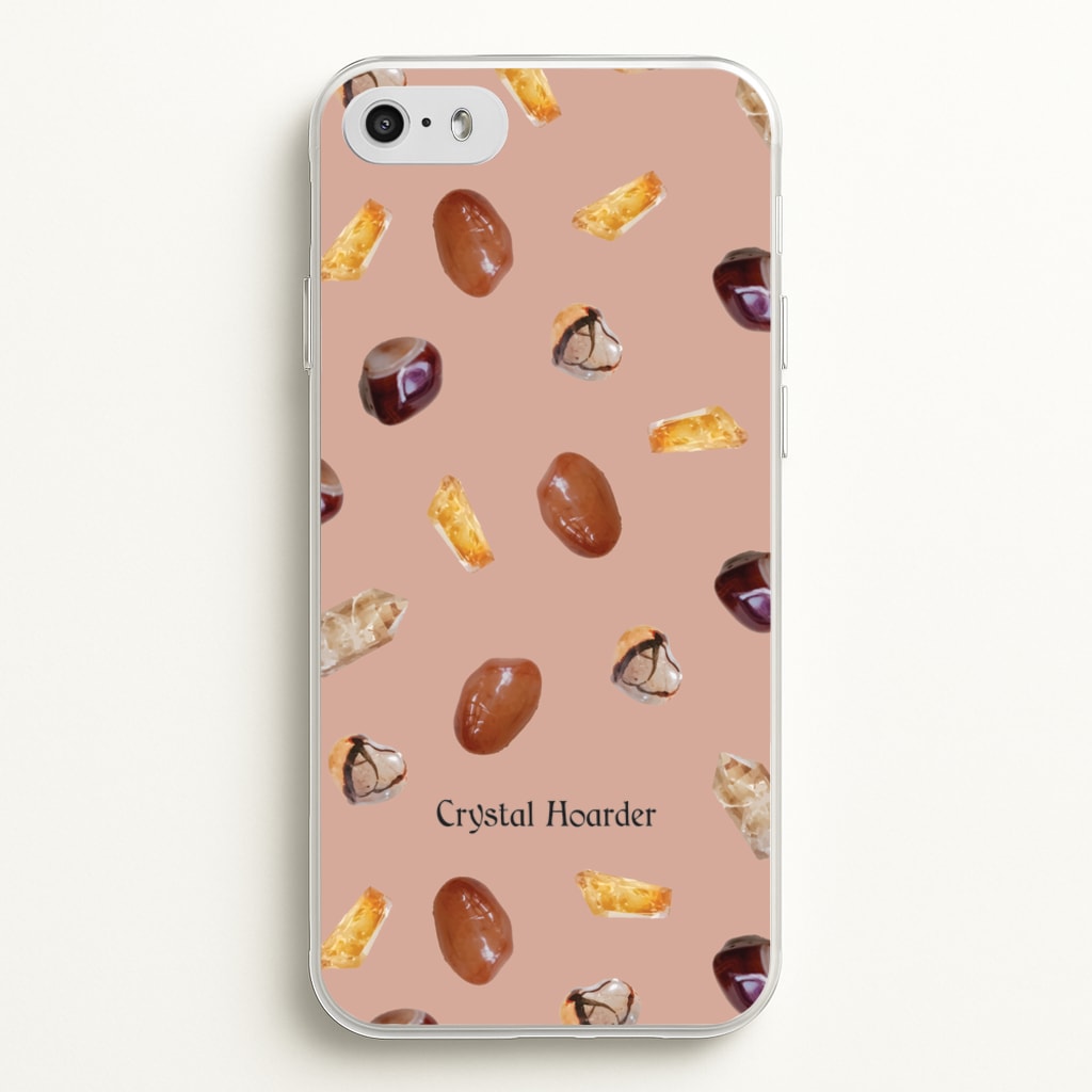 Crystal Hoarder Pattern  - Goth Aesthetic Phone Case for iPhone 5 / 5s / SE 2016