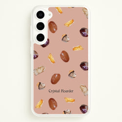 Crystal Hoarder Pattern  - Goth Aesthetic Phone Case for Galaxy S23