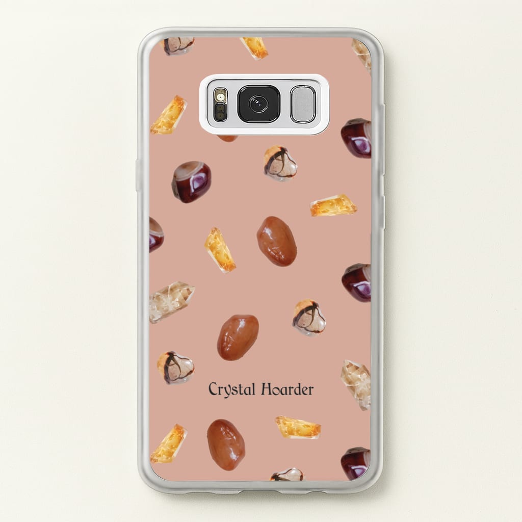 Crystal Hoarder Pattern  - Goth Aesthetic Phone Case for Galaxy S8