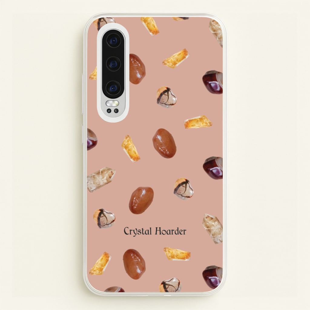 Crystal Hoarder Pattern  - Goth Aesthetic Phone Case for Huawei P30