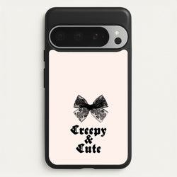 Creepy And Cute Coquette  - Goth Aesthetic Phone Case for Google Pixel 9 Pro XL