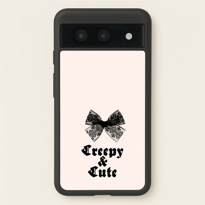 Creepy And Cute Coquette  - Goth Aesthetic Phone Case for Google Pixel 8a
