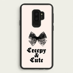 Creepy And Cute Coquette  - Goth Aesthetic Phone Case for Galaxy S9 Plus