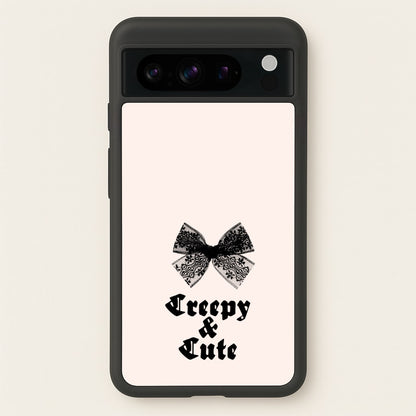 Creepy And Cute Coquette  - Goth Aesthetic Phone Case for Google Pixel 8 Pro