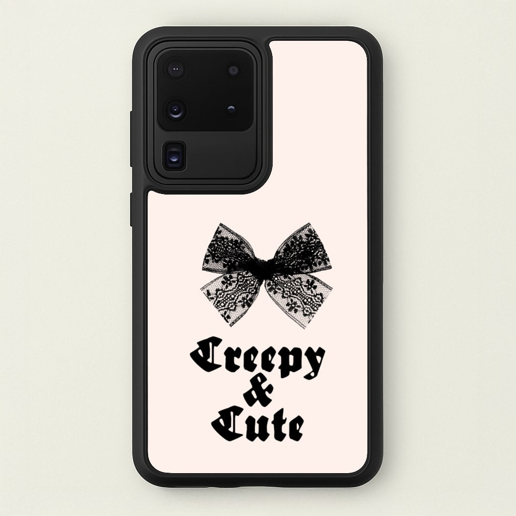 Creepy And Cute Coquette  - Goth Aesthetic Phone Case for Galaxy S20 Ultra