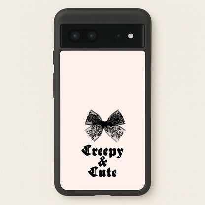 Creepy And Cute Coquette  - Goth Aesthetic Phone Case for Google Pixel 7