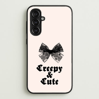 Creepy And Cute Coquette  - Goth Aesthetic Phone Case for Galaxy A16