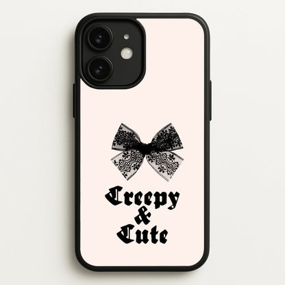 Creepy And Cute Coquette  - Goth Aesthetic Phone Case for iPhone 11