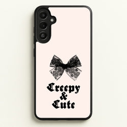 Creepy And Cute Coquette  - Goth Aesthetic Phone Case for Galaxy A34
