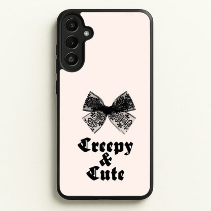 Creepy And Cute Coquette  - Goth Aesthetic Phone Case for Galaxy A34
