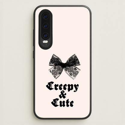 Creepy And Cute Coquette  - Goth Aesthetic Phone Case for Huawei P30