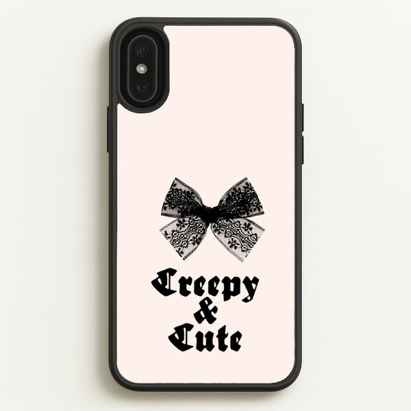 Creepy And Cute Coquette  - Goth Aesthetic Phone Case for iPhone XS Max