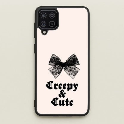 Creepy And Cute Coquette  - Goth Aesthetic Phone Case for Galaxy A12