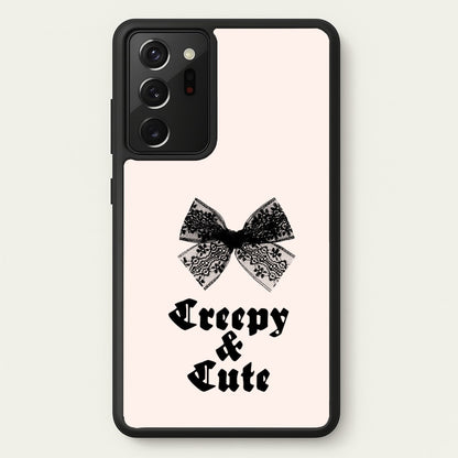 Creepy And Cute Coquette  - Goth Aesthetic Phone Case for Galaxy Note 20 Ultra