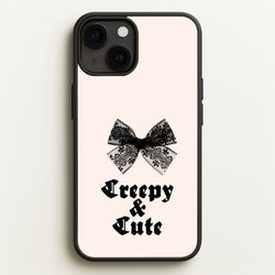 Creepy And Cute Coquette  - Goth Aesthetic Phone Case for iPhone 13