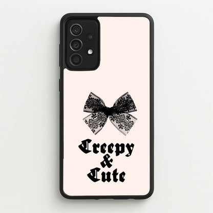 Creepy And Cute Coquette  - Goth Aesthetic Phone Case for Galaxy A52 / A52s