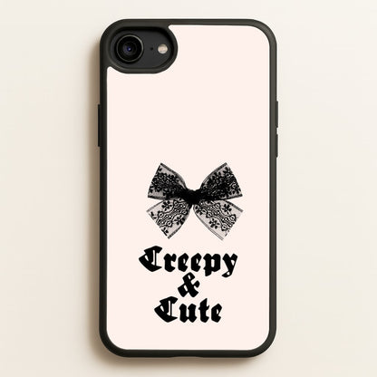 Creepy And Cute Coquette  - Goth Aesthetic Phone Case for iPhone 6 / 7 / 8 / SE