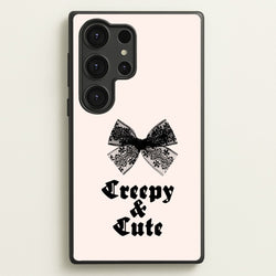 Creepy And Cute Coquette  - Goth Aesthetic Phone Case for Galaxy S25 Ultra