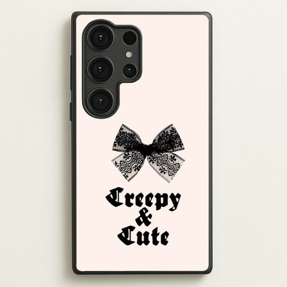 Creepy And Cute Coquette  - Goth Aesthetic Phone Case for Galaxy S25 Ultra
