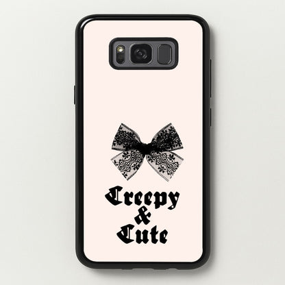 Creepy And Cute Coquette  - Goth Aesthetic Phone Case for Galaxy S8
