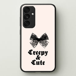 Creepy And Cute Coquette  - Goth Aesthetic Phone Case for Galaxy A55