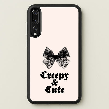 Creepy And Cute Coquette  - Goth Aesthetic Phone Case for Huawei P20 Pro