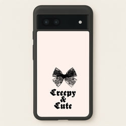 Creepy And Cute Coquette  - Goth Aesthetic Phone Case for Google Pixel 7a