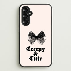 Creepy And Cute Coquette  - Goth Aesthetic Phone Case for Galaxy A14