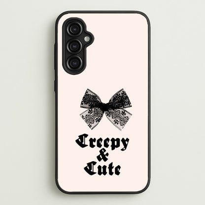 Creepy And Cute Coquette  - Goth Aesthetic Phone Case for Galaxy A14