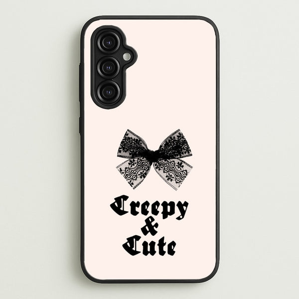 Creepy And Cute Coquette  - Goth Aesthetic Phone Case for Galaxy A14