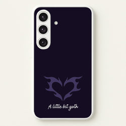 A Little Bit Goth Purple  - Goth Aesthetic Phone Case for Galaxy S25