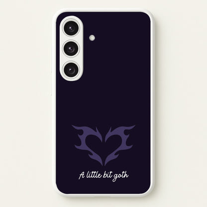 A Little Bit Goth Purple  - Goth Aesthetic Phone Case for Galaxy S25
