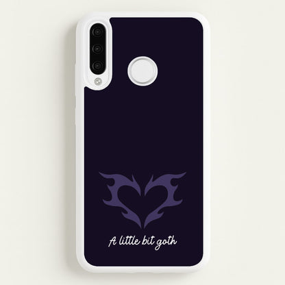 A Little Bit Goth Purple  - Goth Aesthetic Phone Case for Huawei P30 Pro