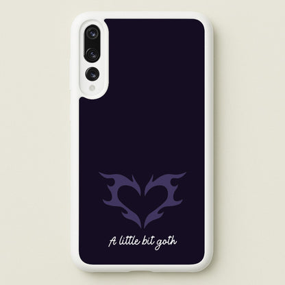 A Little Bit Goth Purple  - Goth Aesthetic Phone Case for Huawei P20 Pro