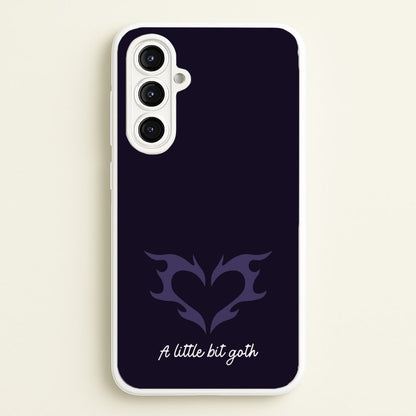 A Little Bit Goth Purple  - Goth Aesthetic Phone Case for Galaxy A16