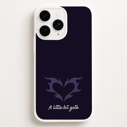 A Little Bit Goth Purple  - Goth Aesthetic Phone Case for iPhone 12 Pro Max