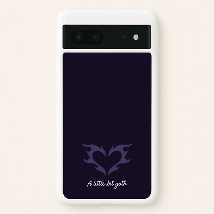 A Little Bit Goth Purple  - Goth Aesthetic Phone Case for Google Pixel 7