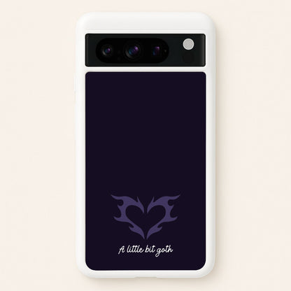 A Little Bit Goth Purple  - Goth Aesthetic Phone Case for Google Pixel 8 Pro